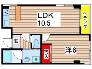 シャトーごきその物件間取画像